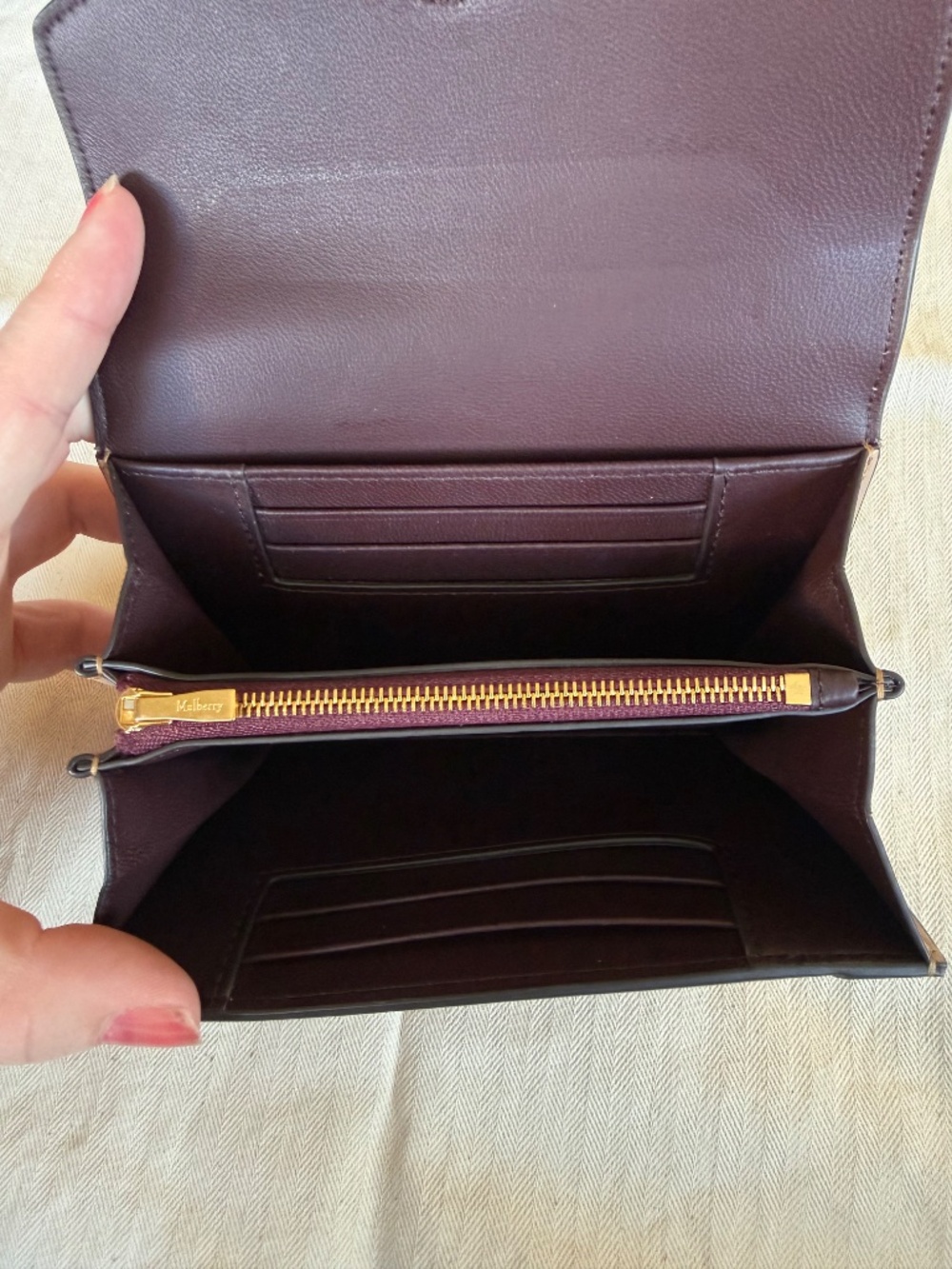 Mulberry - Medium Darley Wallet - Maple - Silky Calf - Picture 11 of 16
